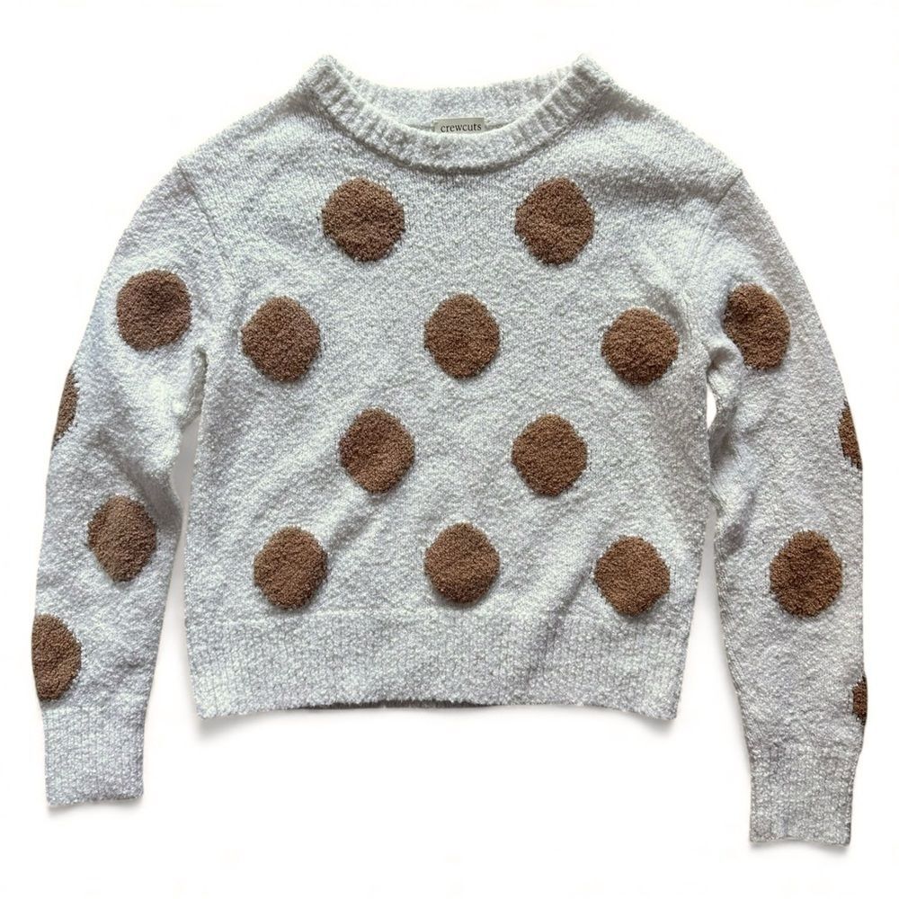 Crewcuts Polka Dot Sweater Size Small 6-7